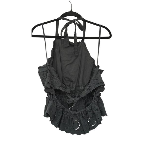 Sea New York Black Blaire Eyelet Top Sz XL - Picture 7 of 8